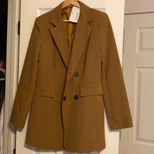 Camel colored blazer